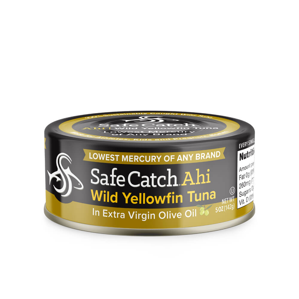Safe Catch Tuna, Wild Ahi Yellowfin in Extra Virgin Olive Oil - 6 x 5 oz