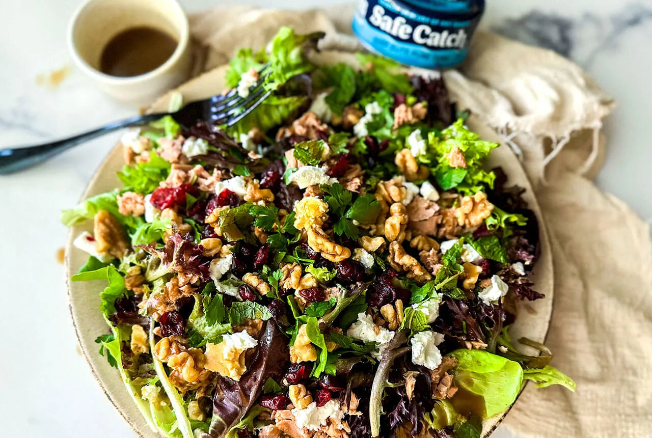 Cranberry Goat Cheese Tuna Salad