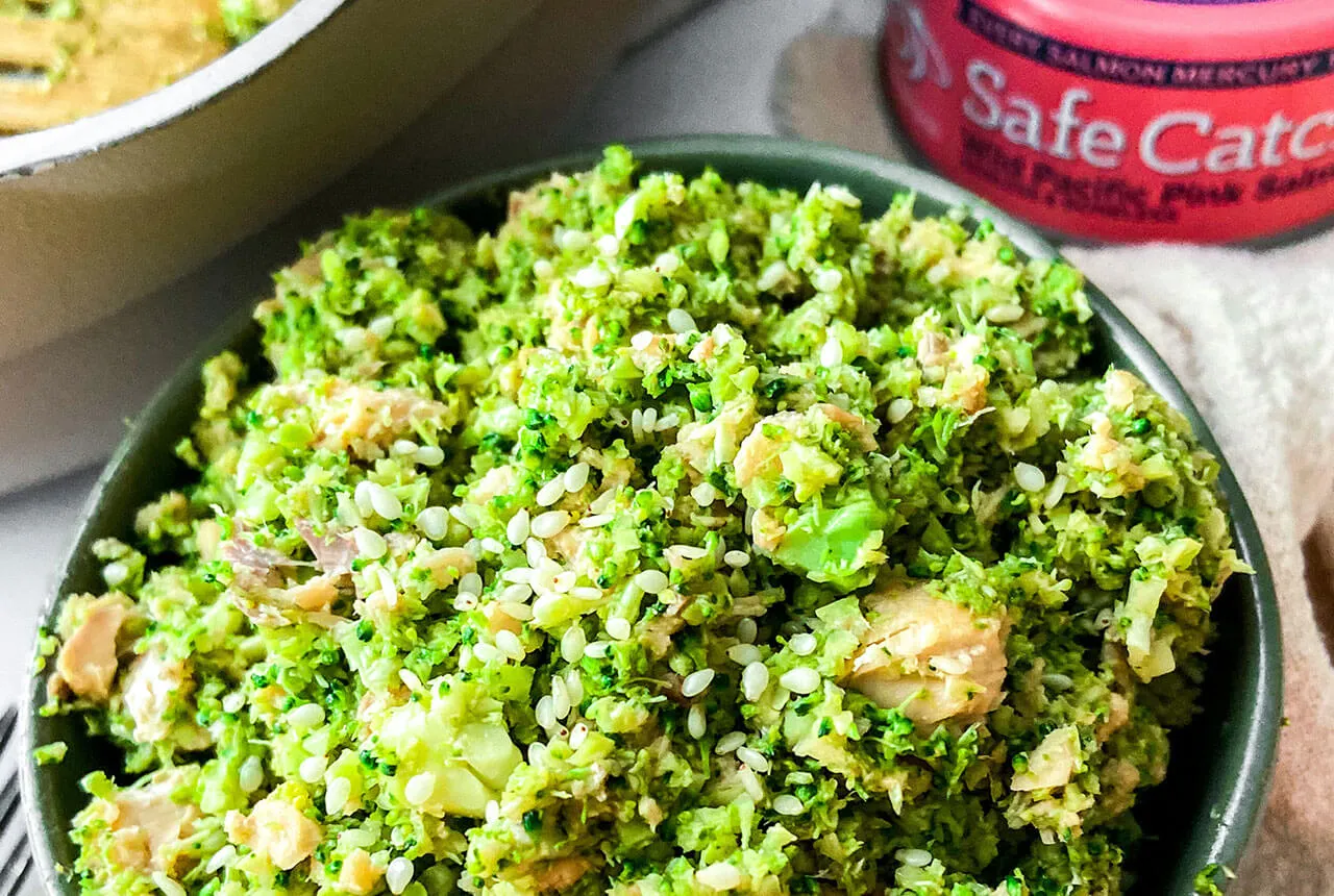 Salmon Broccoli Rice