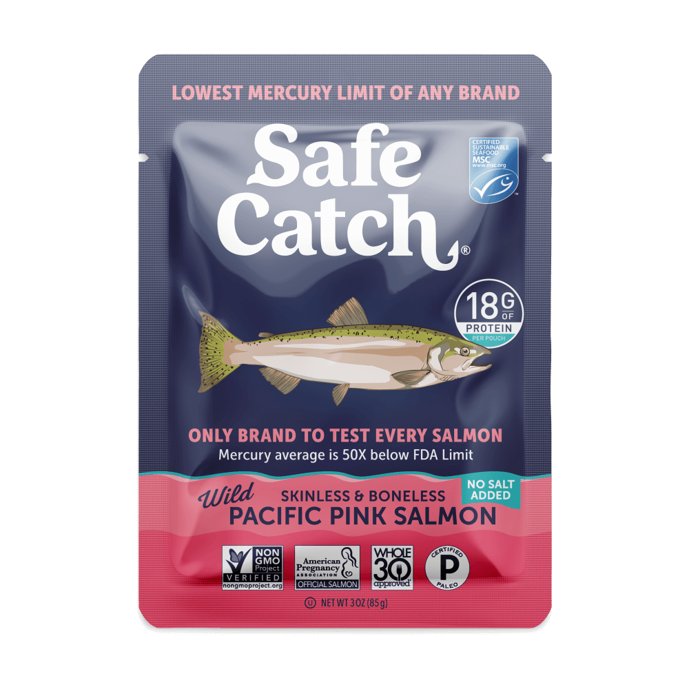 Safe Catch Wild Pacific Pink Salmon, No Salt Added Pouch